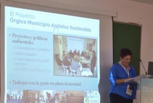 La alcaldesa de Órgiva participa en Sevilla en una convención internacional sobre cambio climático y medio ambiente urbano