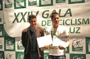 Marko Fernández, distinguido en la XXIV Gala del Ciclismo Andaluz