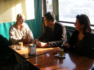 Carlos Rojas se reúne con el nuevo presidente de la Cofradía de Pescadores, Ignacio López Cabrera