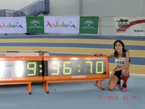 Claudia Estévez, mejor marca española juvenil