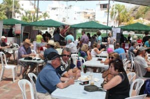 Se viene celebrando con buena acogida de publico la xiv feria Gastronomica de Almuñécar