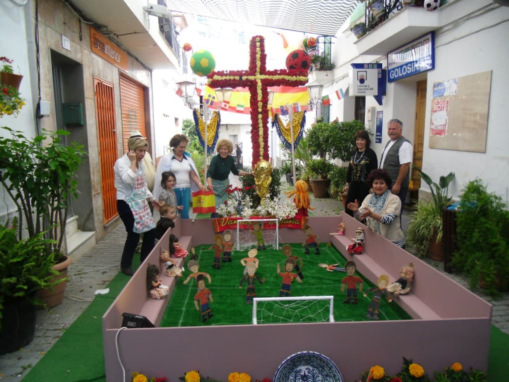 Una cruz del mundial en La Herradura