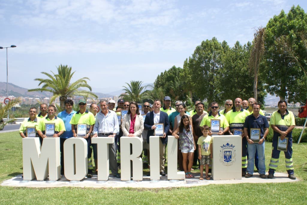ADEHOS reconoce la labor de la plantilla de Parques y Jardines del Ayuntamiento de Motril