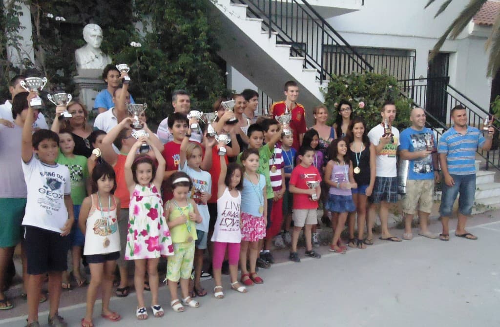 Andrés Sánchez Martínez, ganador del XVIII Torneo de Ajedrez “Fiestas de Santa Adela”