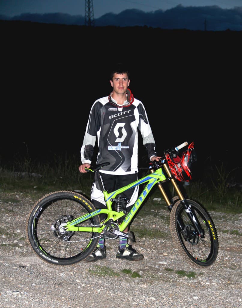 Marko Fernández prueba la nueva Scott Gambler