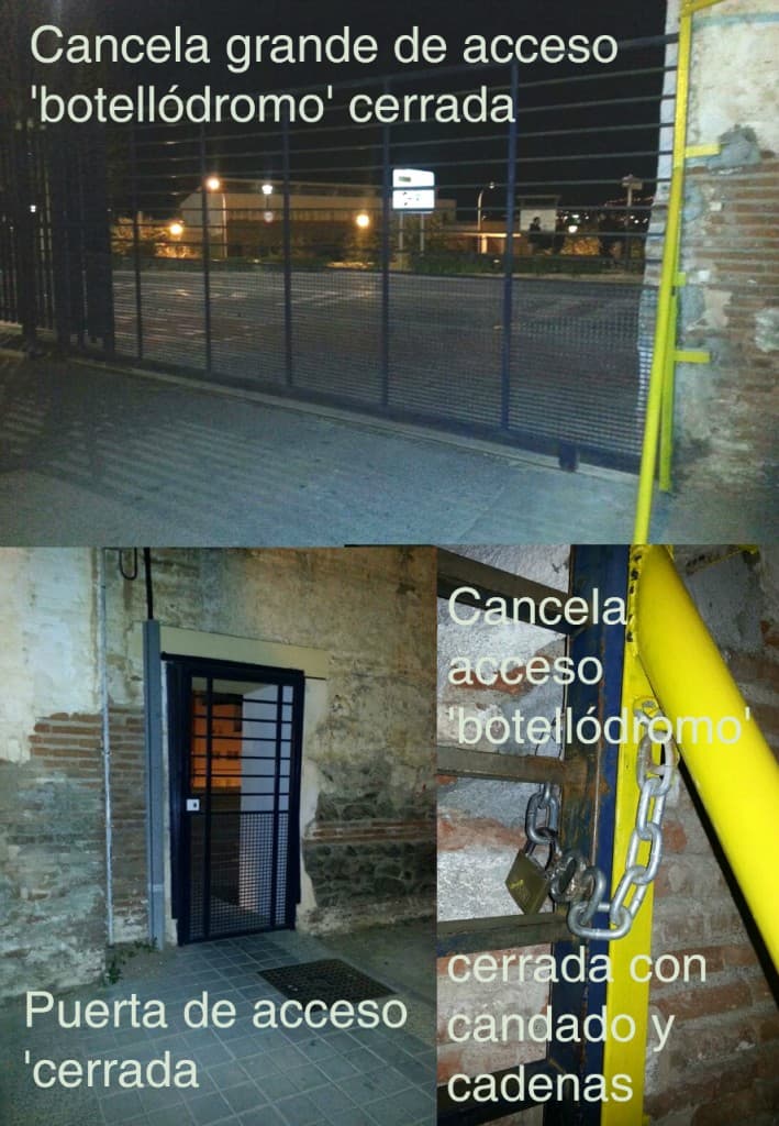 Juventudes Socialistas denuncia que el cierre de accesos del ‘botellódromo’ lo convierten en una ‘ratonera’