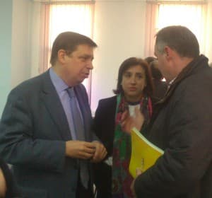 COAG Granada plantea en Salobreña reivindicaciones para el sector de frutas y hortalizas al Consejero de Agricultura, Pesca y Medio Ambiente