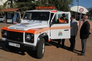 Protección Civil de Almuñécar estrena ambulancia todoterreno