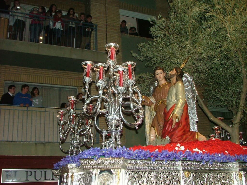 La Oracion en el Huerto cierra con esplendor su estacion de penitencia en la noche del Lunes Santo