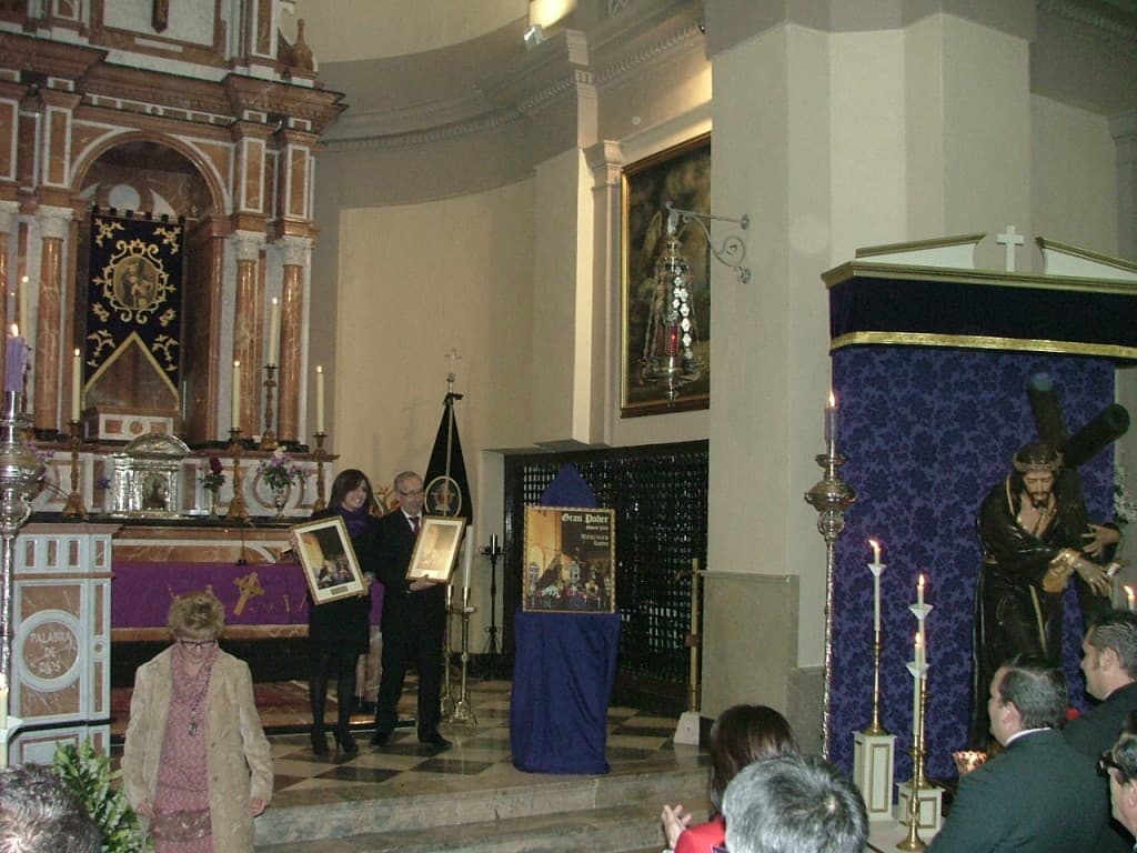 Jesús del Gran Poder recibe la exaltación de su II pregón en la iglesia de la Visitación
