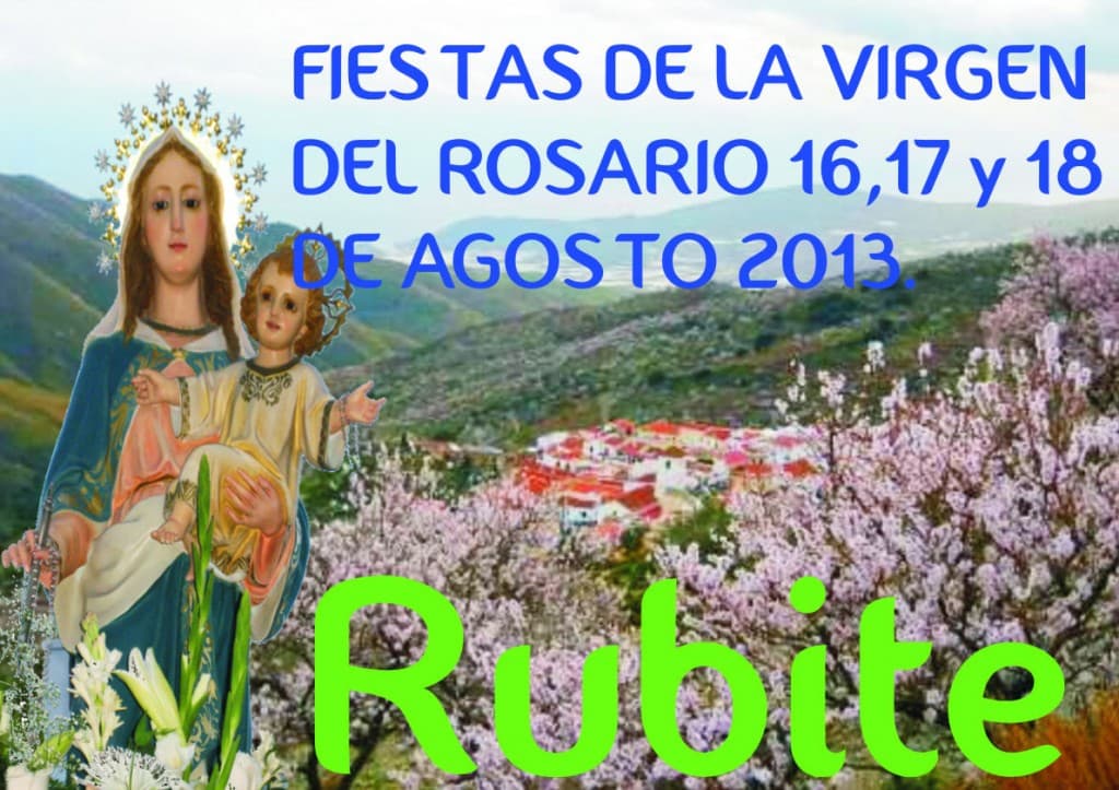 La Vírgen del Rosario tiene su fiesta en Rubite, del 16 al 18