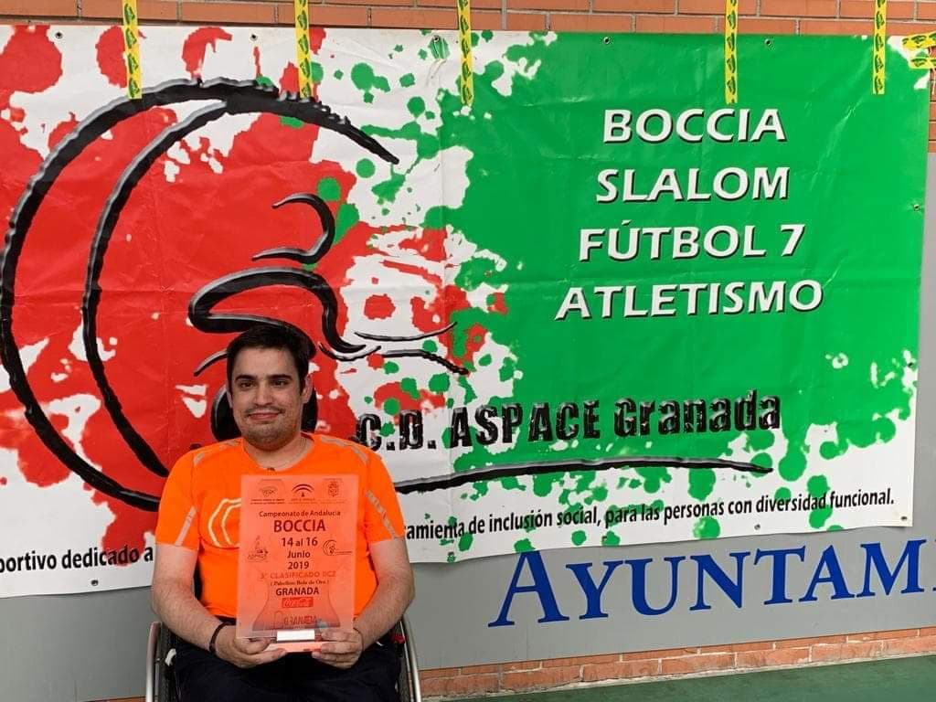 Fernando Antúnez iniciará la competición en boccia el 30 de noviembre en Granada