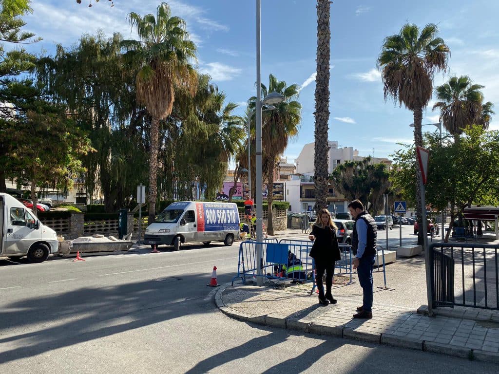 Obras de mantenimiento y mejora en diferentes vías de Motril