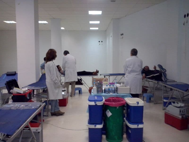 Colecta de sangre en Almuñécar