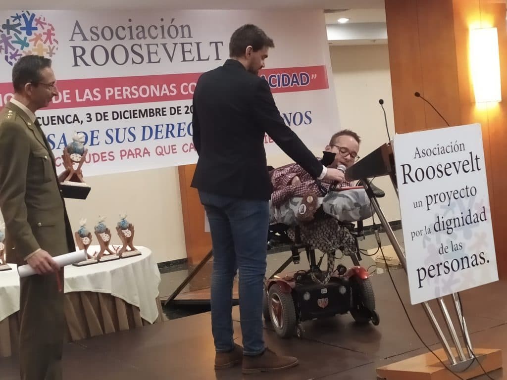 Antonio Tejada y los ‘Emprendedores con Discapacidad’ reciben el Premio Roosevelt a la Integración Laboral 2019