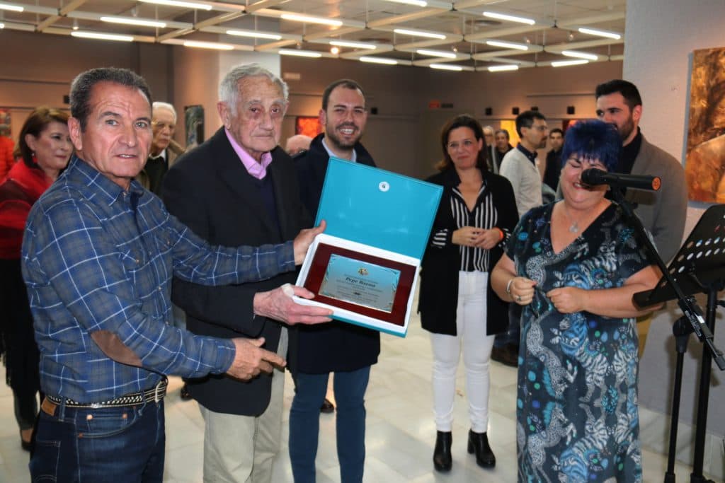 El pintor motrileño Pepe Baena, homenajeado por la Asociación Arte Sur Almuñécar