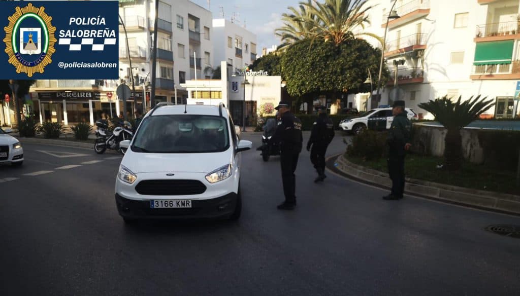 Salobreña intensifica los controles policiales en el municipio