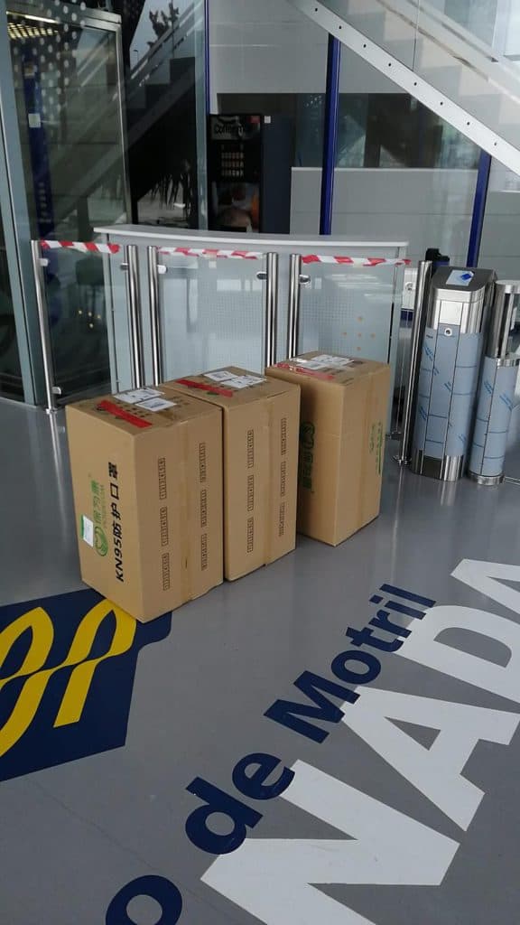 El Puerto de Motril recibe nuevo material de protección para los “trabajadores esenciales” que intervienen en las operativas de los buques