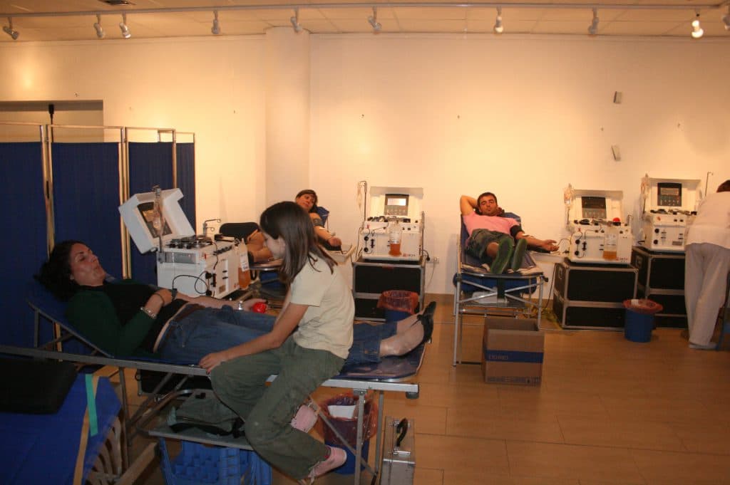 El Centro Regional de Transfusión Sanguínea realiza hoy una colecta de sangre en La Herradura