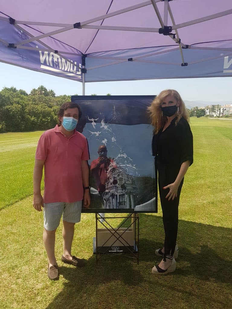 Una obra de la artista motrileña Mar Aragón presidirá el despacho de Alcaldía del Ayuntamiento de Madrid