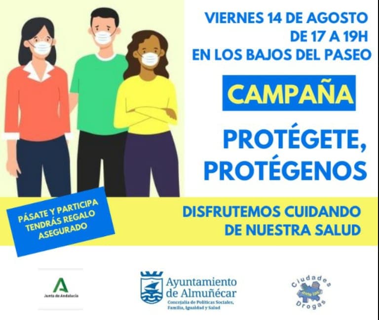 Almuñécar lanza la Campaña “Protégete, protégenos”, disfrutemos cuidando de nuestra Salud”