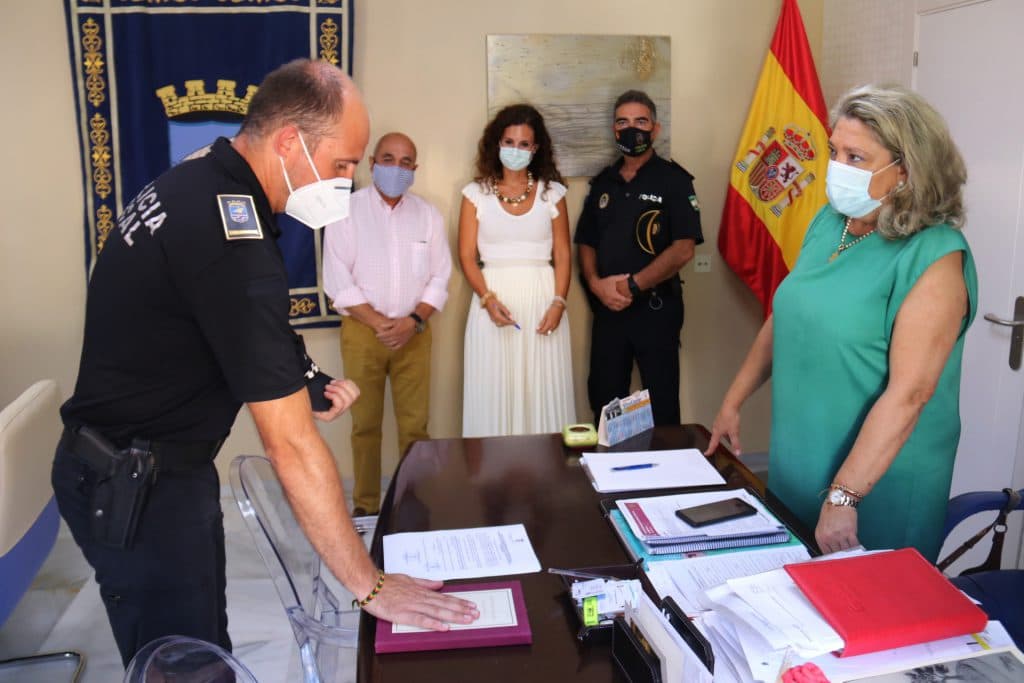 Francisco J. Romero toma posesión como nuevo jefe accidental Policía Local de Almuñécar