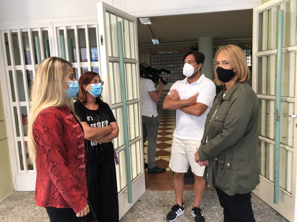 García Chamorro: «Inauguramos el curso escolar con la salud y seguridad de alumnos y maestros como única prioridad»