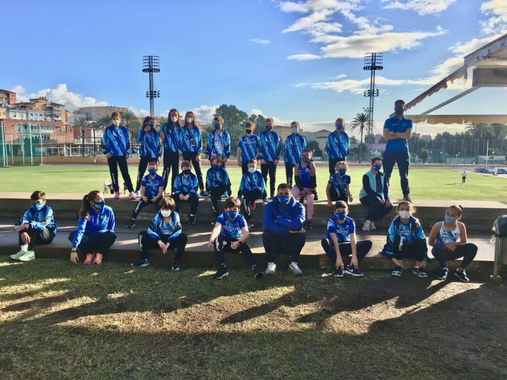 Atletas motrileños en el Campeonato de Andalucía Sub12 de Clubes