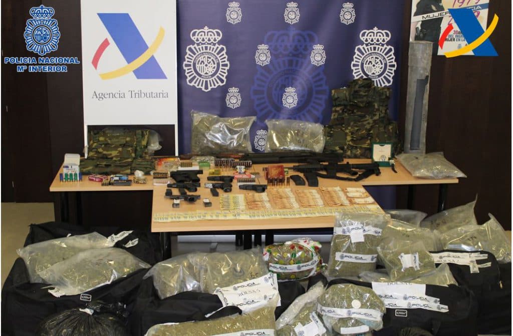 Desarticulada una importante organización criminal en un operativo dirigido contra los clanes de la zona norte de Granada dedicados al tráfico internacional de marihuana y el blanqueo de capitales