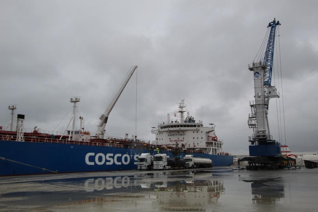 El Puerto de Motril mueve un 60% más de mercancías en la primera semana del año