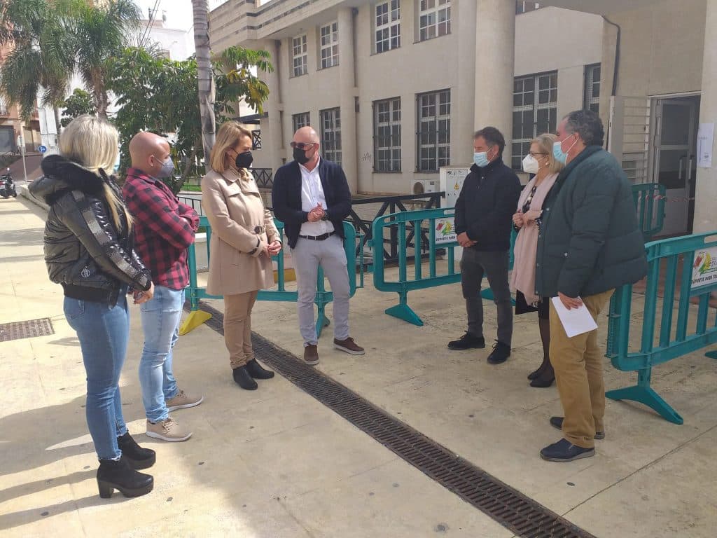El Pabellón Municipal de Deportes acoge la primera vacunación masiva de Motril fuera del Hospital Comarcal