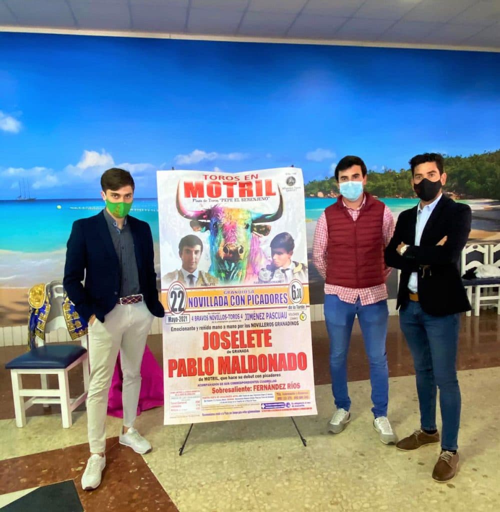 El motrileño Pablo Maldonado debutará con picadores el 22 de mayo en su ciudad