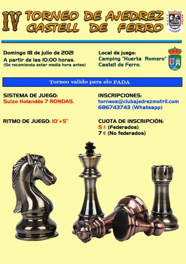 IV Torneo de Ajedrez Castell de Ferro