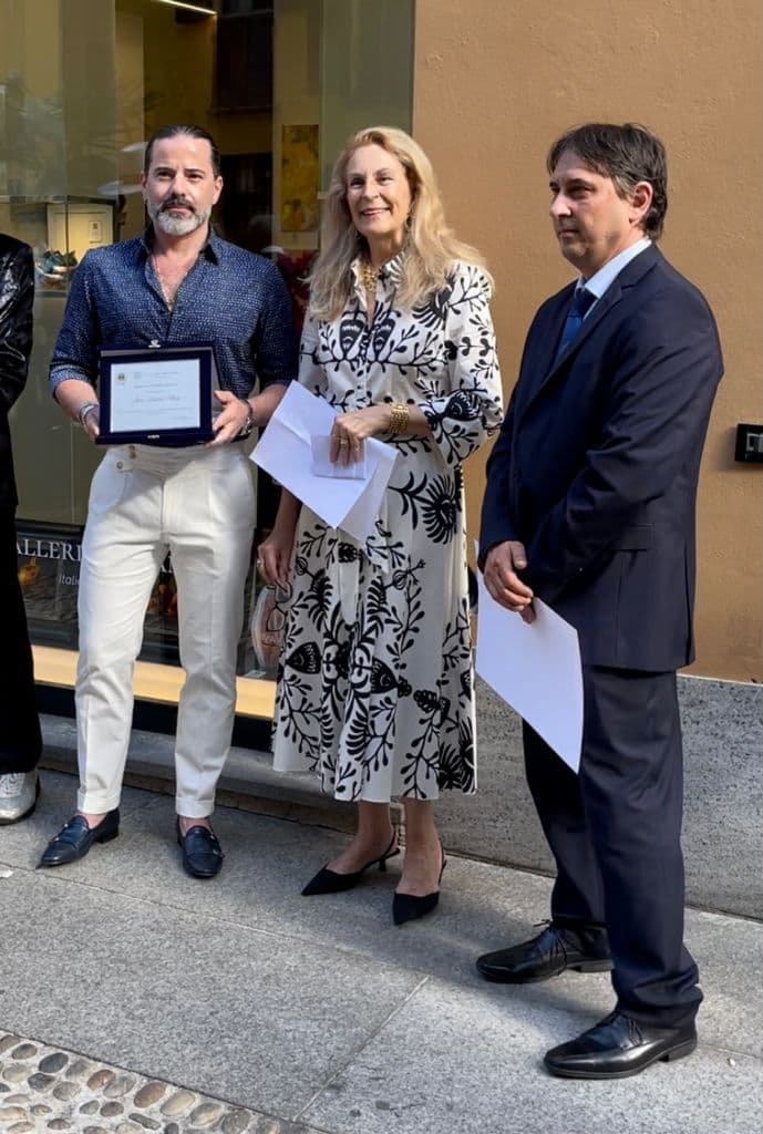 El artista motrileño José María Bea recibe un premio en Italia