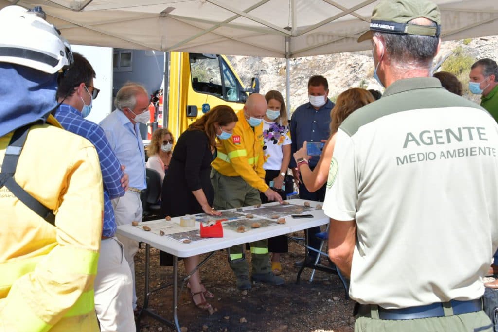 La consejera de Desarrollo Sostenible destaca la inversión de 11M€ en infraestructuras de defensa forestal en la provincia de Granada