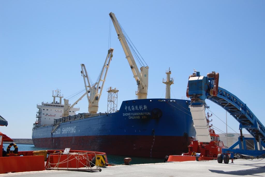 El Puerto de Motril crece en julio un 45% en mercancías, más que en los años previos a la pandemia