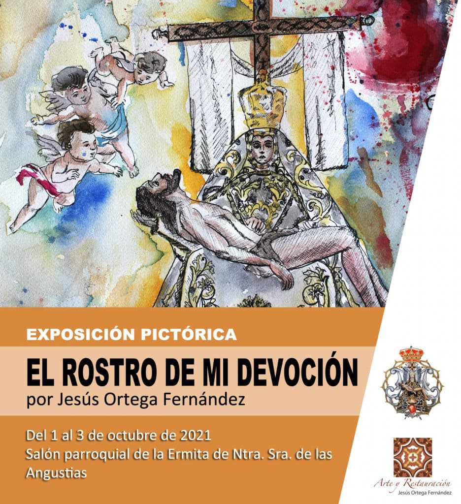 Jesús Ortega Fernández muestra ‘El rostro de mi devoción’, exposición pictórica en honor de la Virgen de las Angustias