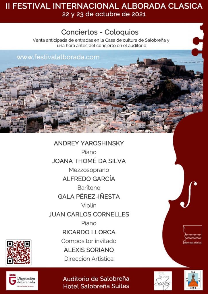 Salobreña acogerá los próximos 22 y 23 de octubre la segunda edición del prestigioso festival de música ‘Alborada Clásica’