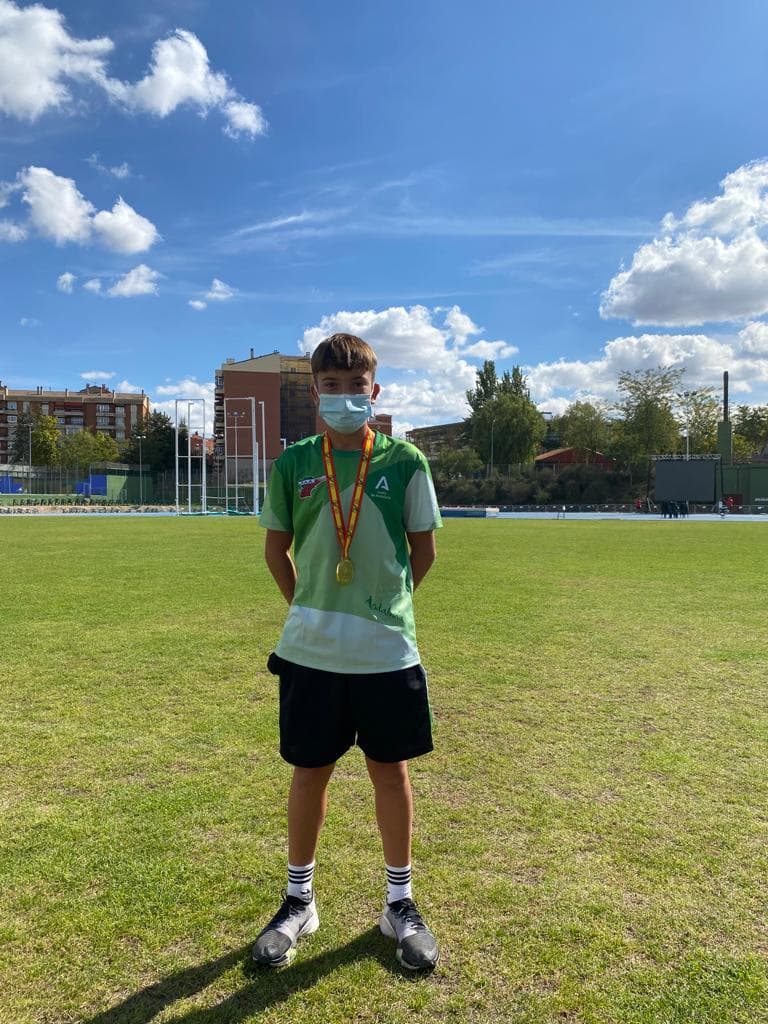 Luis Rodríguez, campeón de España con la selección andaluza