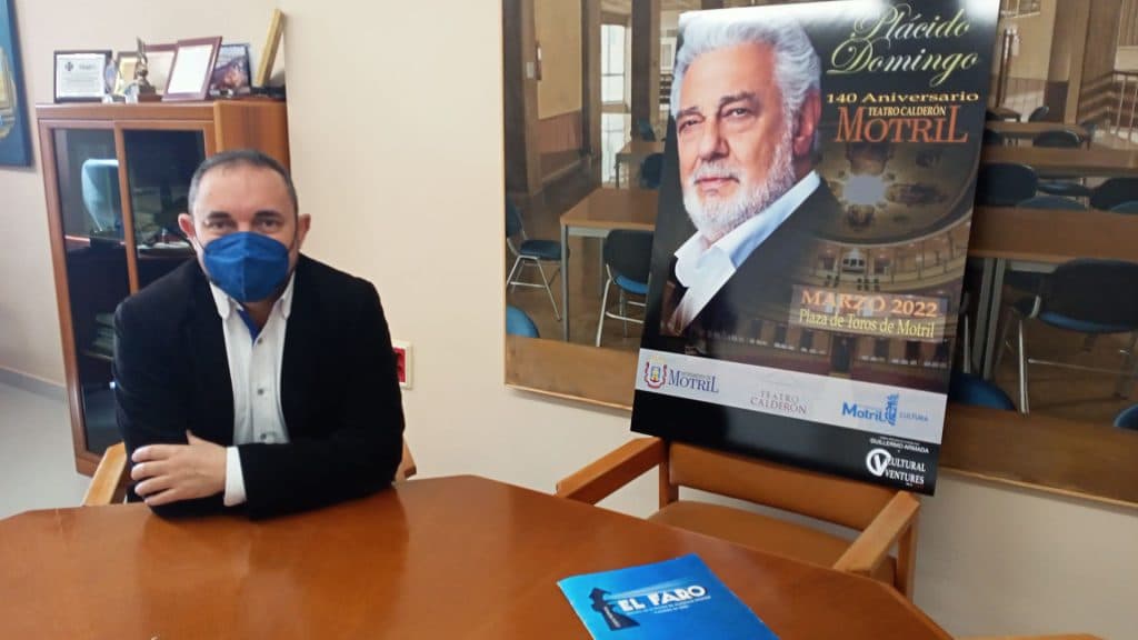 Miguel Ángel Muñoz: “El concierto de Plácido Domingo será histórico e irrepetible dentro de los actos conmemorativos del 140 aniversario del Teatro Calderón”