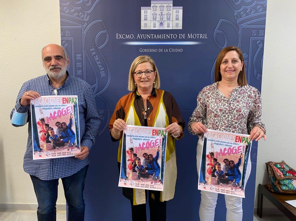 Vuelve el programa ‘Vacaciones en paz’ en Motril para acoger a niños saharauis durante el verano