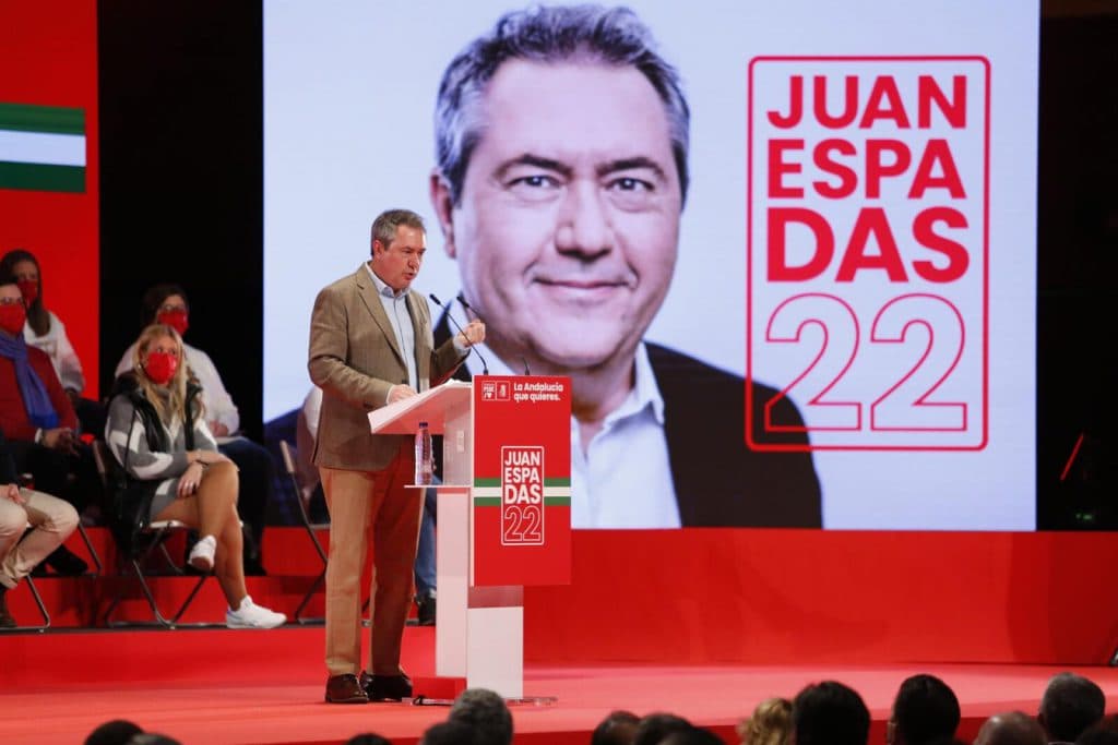 Espadas ve «aterrorizada» a la derecha ante la «fuerza» socialista: «Al 19J se le está poniendo cara de 28F»
