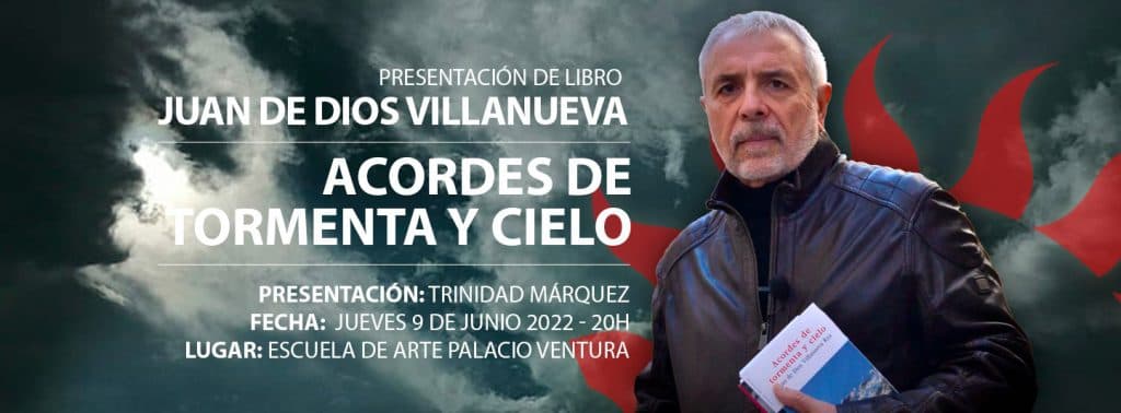 El Ateneo de Motril acoge la presentación de ‘Acordes de tormenta y cielo’, última publicación de Juan de Dios Villanueva Roa