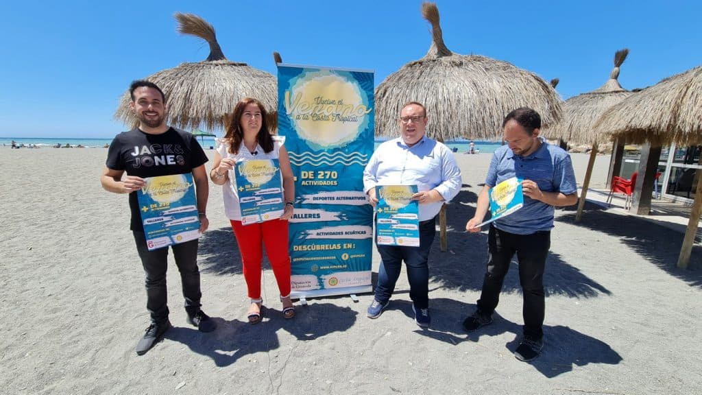 Mancomunidad y Diputación apuestan por un verano activo, divertido y animado en la Costa Tropical