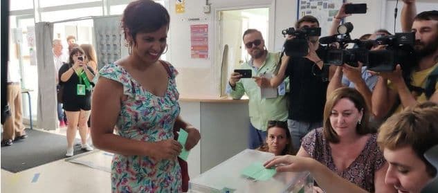 🟢EN EL FARO, ESPECIAL 19-J, ANDALUCÍA VOTA: Teresa Rodríguez, ejerce su derecho a voto en Cádiz