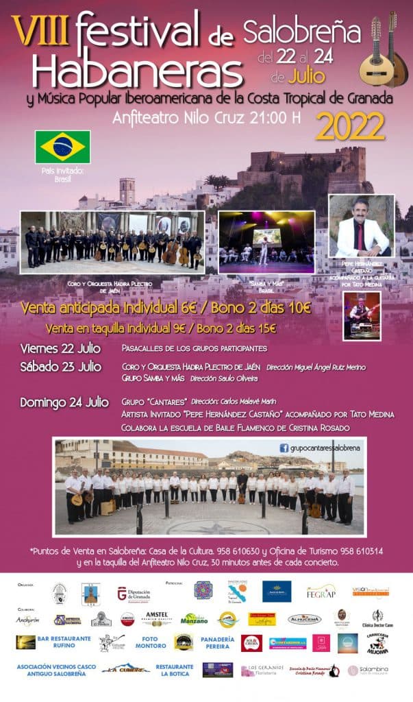 El Festival de Habaneras de Salobreña celebra su VIII edición con Brasil como país invitado
