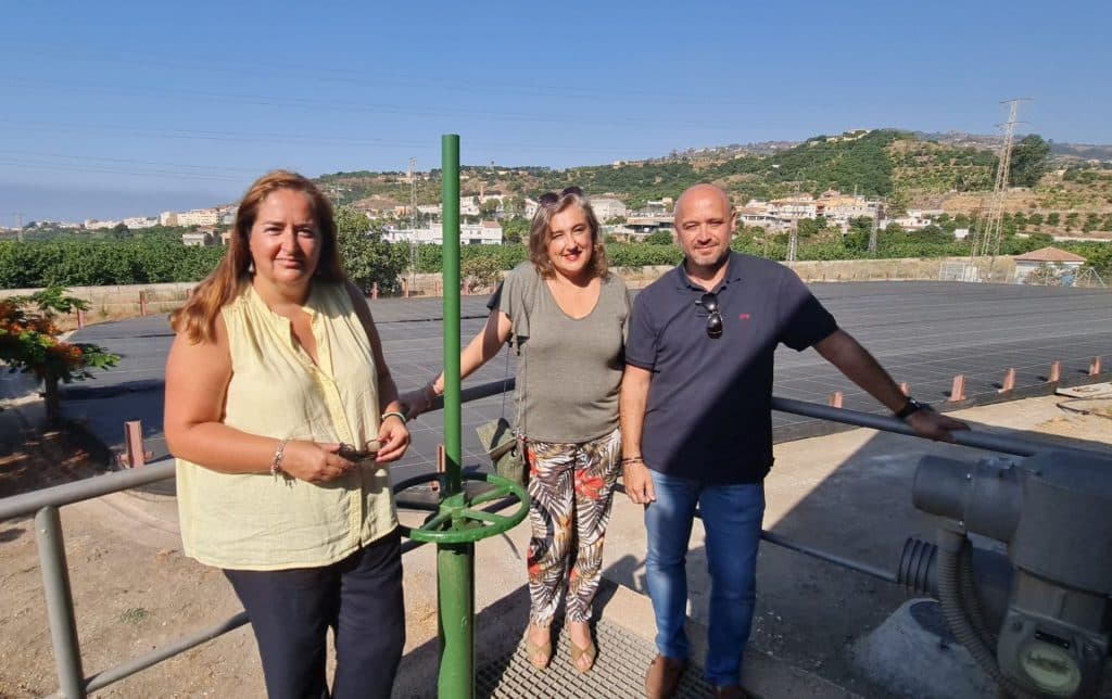 Por fin los agricultores de Almuñécar podrán regar con el agua del Sistema Terciario de Depuración, a partir de la próxima semana