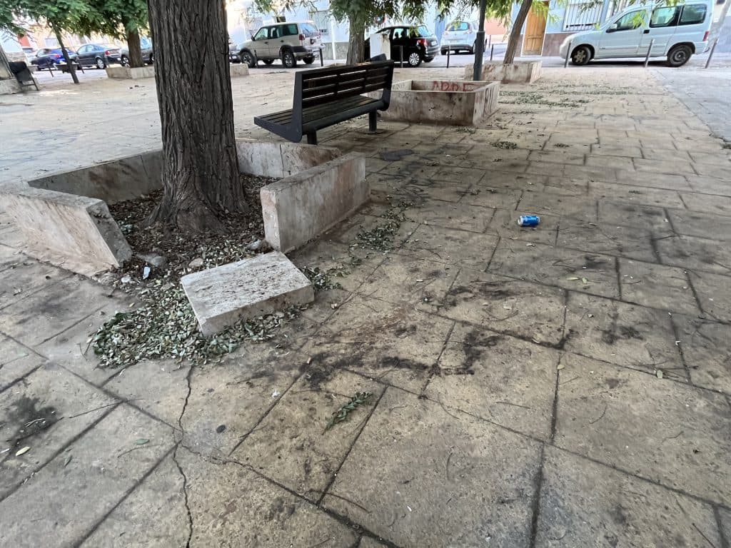 El PSOE vuelve a hacerse eco del «abandono que sufre la Plaza Primero de Mayo y reclama a la alcaldesa que cumpla de una vez lo acordado en el Pleno»