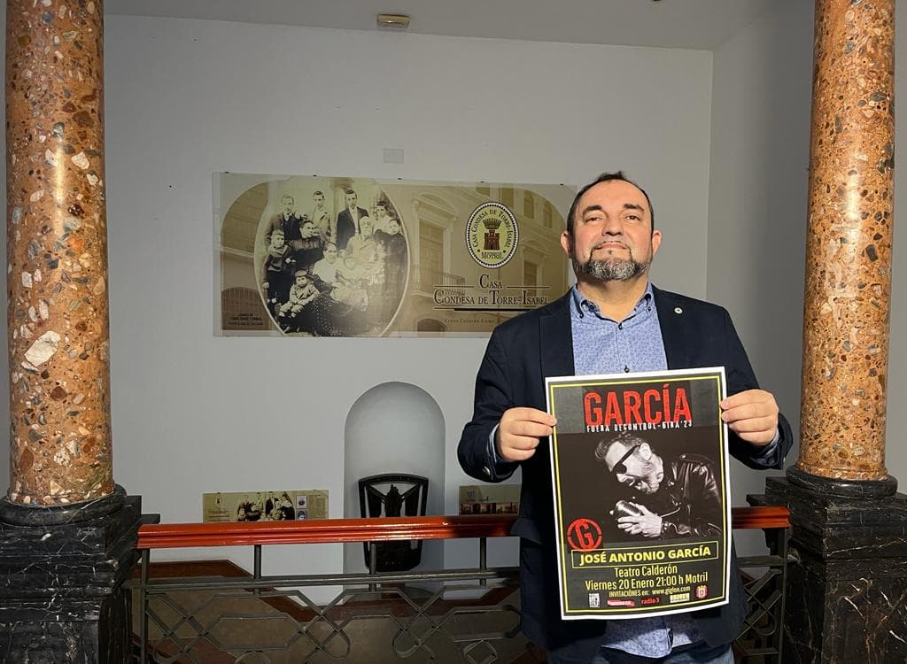 El rock irrumpirá en el Teatro Calderón con José Antonio García y El Hombre Garabato