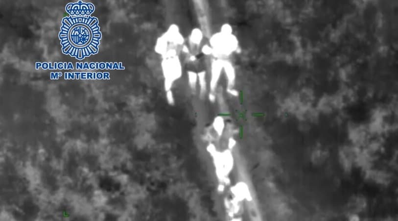 Rescatado en un monte de Granada un hombre perdido con síntomas de hipotermia